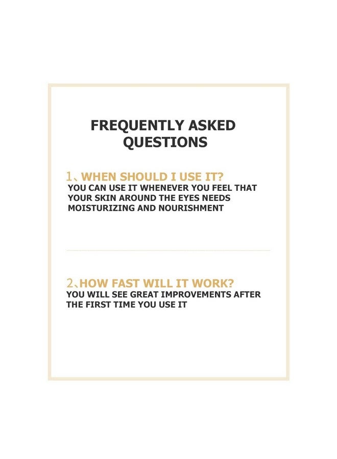 Caviar Black Gold Moisturizing Eye Cream Skin Rejuvenation Dark Circles Smoothing Wrinkles 60G 2.12Oz