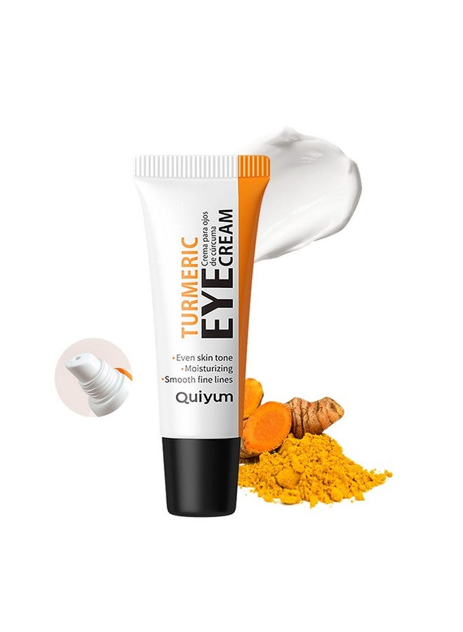 Turmeric Under Eye Cream For Dull Eye Skin Fine Lines Eye Bags Dark Circles Eye Firming Even Skin Tone Hydrating Moisturizes Smooths Fine Lines Under Eye Serum Turmeric Booster Eye Treatment Eye Cream
