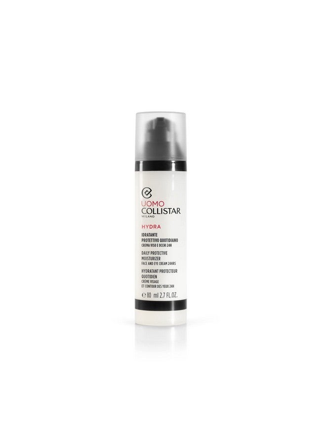 Uomo Hydra Daily Protective Moisturizer Face And Eye Cream 80 Ml 2.7 Fl Oz Made In Italy [Italian Import]