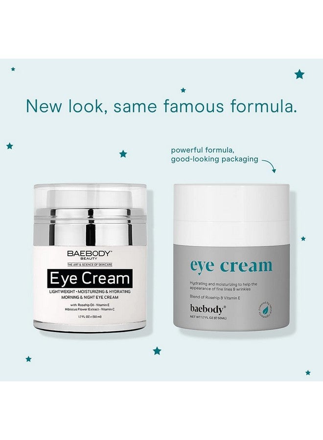 Critically Acclaimed Eye Cream Anti Aging Under Eye Cream For Dark Circles Moisturizing Eye Cream For Puffiness And Bags Under Eyes Day & Night Eye Cream 1.7 Oz