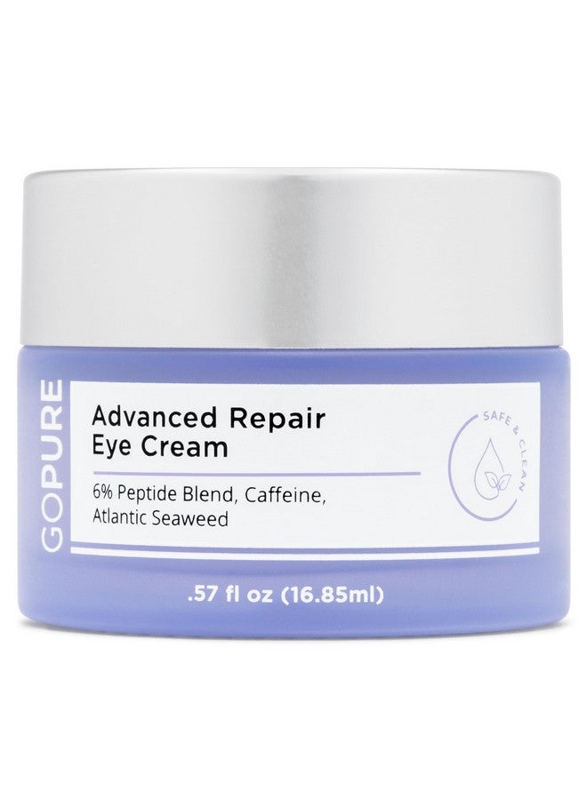 Advanced Repair Eye Cream Under Eye Cream For Puffiness Bags And Dark Circles Visibly Improve The Look Of Fine Lines Wrinkles And Crows Feet 0.57 Fl Oz