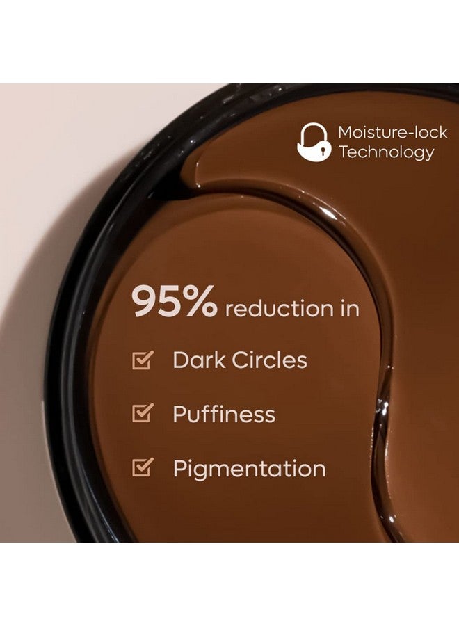 Dark Circle Reduction Combo With Coffee Under Eye Cream & Hydrogel Under Eye Patches Reduces Puffiness Fine Lines & Hydrates For All Skin Types
