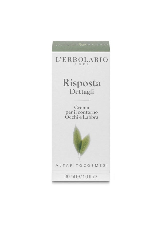 Lerbolario Risposta Details Eye And Lip Contour Cream 1 Oz Firming Eye Cream With Shea Butter Moisturizing And Nourishing Crueltyfree