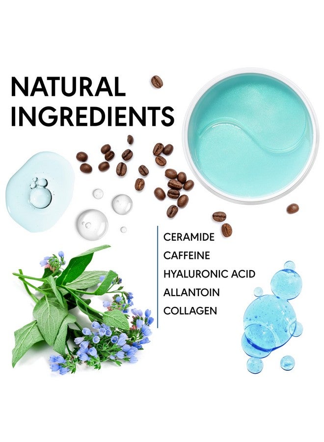 Under Eye Patches For Puffy Eyes Hyaluronic Acid And Collagen Under Eye Mask For Eye Bags Dark Circles Fine Lines Deep Skin Moisturizing 30 Pairs American Quality