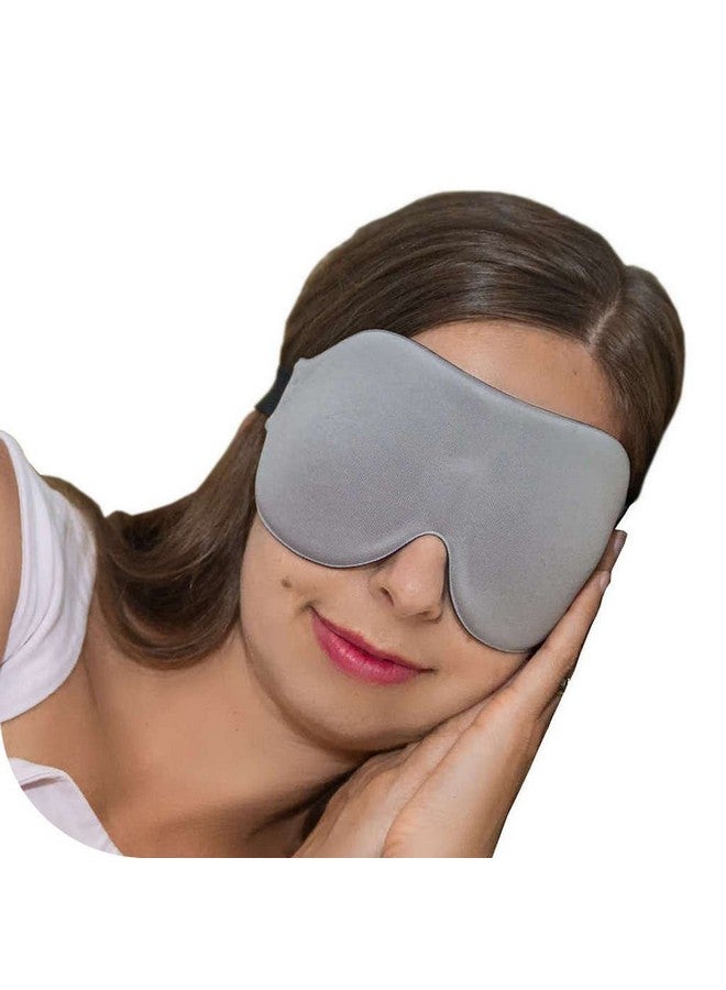 Sleep Mask Cmem17 Best Night And Travel 3D Eye Mask For Men And Women (Grey)