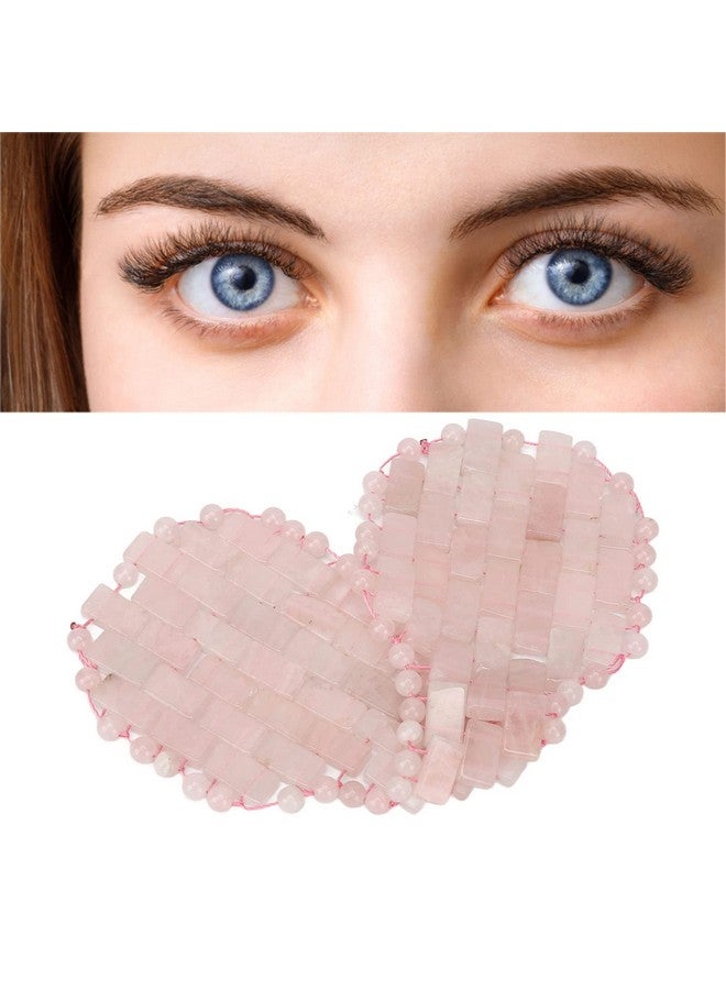 Jadestone Eye Padjade Eye Maskstone Patch Massage Sleep Eye Pad Jadestone Eye Patch Pink Relaxation Jadestone Eye Patch Fitting Comfort Eye Covers For Men Women