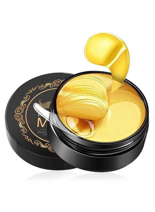 Under Eye Patches 24K Gold Eye Mask Eye Patches For Puffy Eyes And Dark Circles Reduce Eye Bags Fine Lines Smooth Wrinkle Antiaginghydrating Eye Skin Care Pads With Collagen (60Pcs)