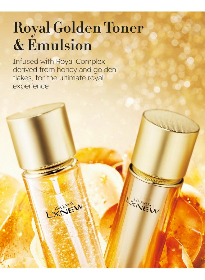Lxnew Royal Golden Skincare Gift Set (11.4Fl Oz) Luxury Gift Set For Rejuvenation And Youthful Radiance. Korean Skincare By Lg Beauty. Royal Peptides & Jelly Niacinamide