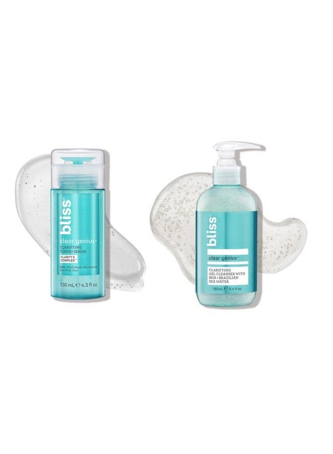 Daily Acne Routine Kit (2Pc Set) Cleanse And Tone For Acne Pores