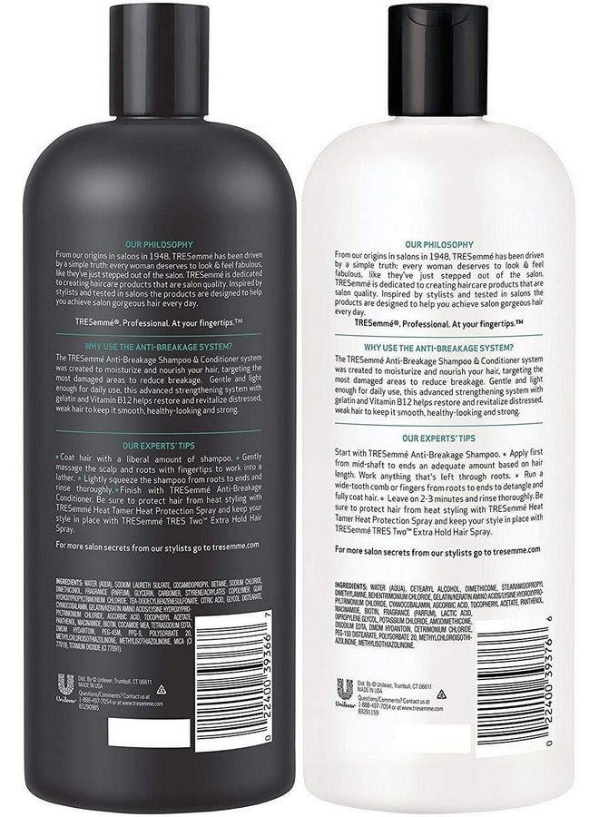 Tresemme Antibreakage Shampoo And Conditioner Set 28 Fluid Ounce Each