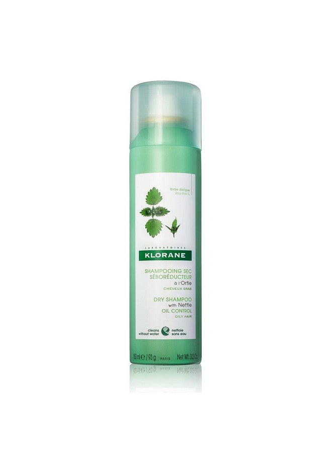 Dry Shampoo With Nettle For Oily Hair And Scalp Regulates Oil Production Paraben & Sulfatefree 3.2 Oz.