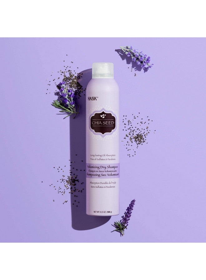 Chia Seed Volumizing Dry Shampoo Kits For All Hair Types Aluminum Free No Sulfates Parabens Phthalates Gluten Or Artificial Colors (6.5Ozqty2)