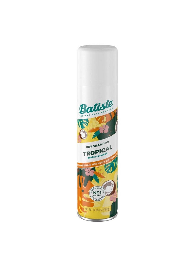 Dry Shampoo Tropical Fragrance Refresh Hair And Absorb Oil Between Washes Waterless Shampoo For Added Hair Texture And Body 6.35 Oz Dry Shampoo Bottle