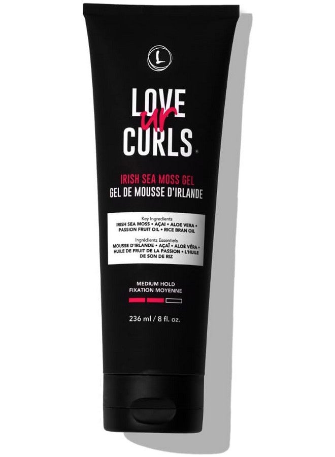 Lus (Love Ur Self) Irish Sea Moss Curlactivating Mediumhold Styling Gel For Hydrated Defined Curls Waves & Coils Vegan Crueltyfree 8.5 Oz