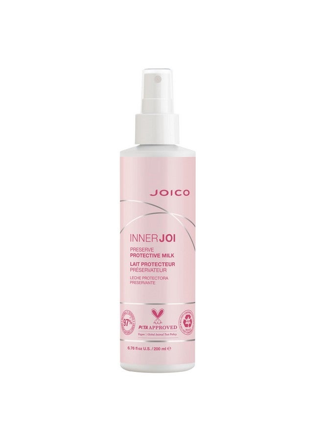 Innerjoi Preserve Protective Milk For Colorprotection & Shine Sulfate & Paraben Free Naturallyderived Vegan Formula 6.76 Oz