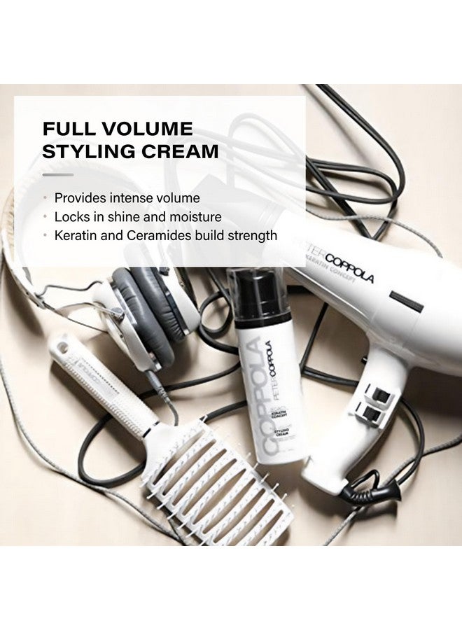 Full Volume Styling Cream Volumizing Lightweight Blow Dry Cream For Thickening Adding Volume And Styling All Hair Types 4.4Oz
