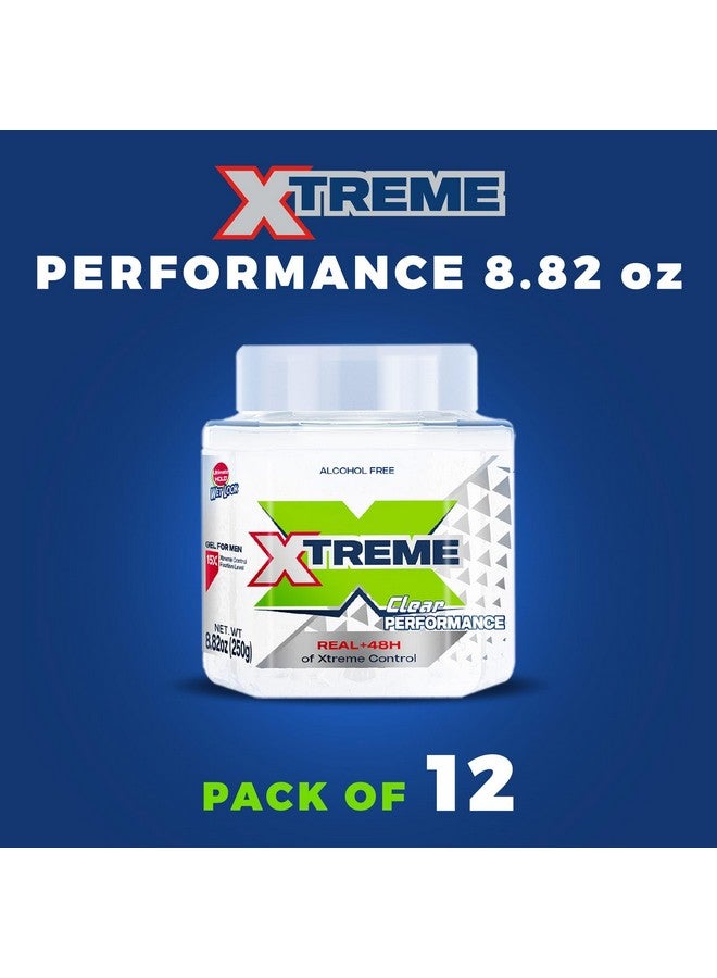 Performance Clear Styling Hair Gel With Aloe Vera 8.82 Oz Jar (Pack Of 12)