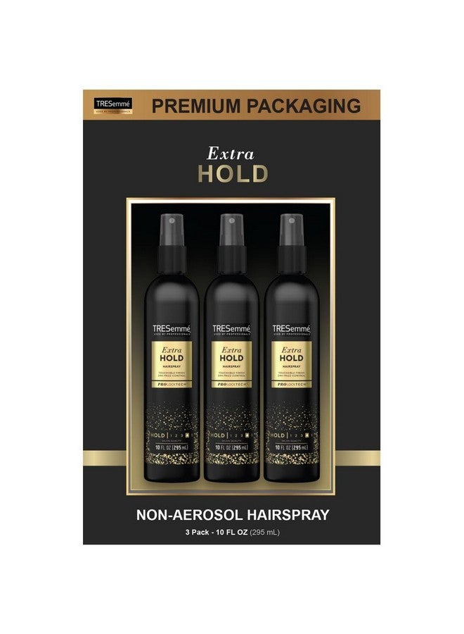 Tresemme Two Spray With Extra Hold Nonaerosol Hairspray 10 Oz Extrafirm Control Strong Hold With Touchable Feel Humidity Resistant Frizz Control Pack Of 3 Pump Bottles.