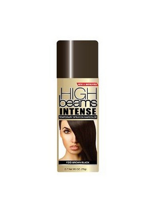Intense Temporary Sprayon Hair Color Brown Black 2.7 Oz (6 Pack)