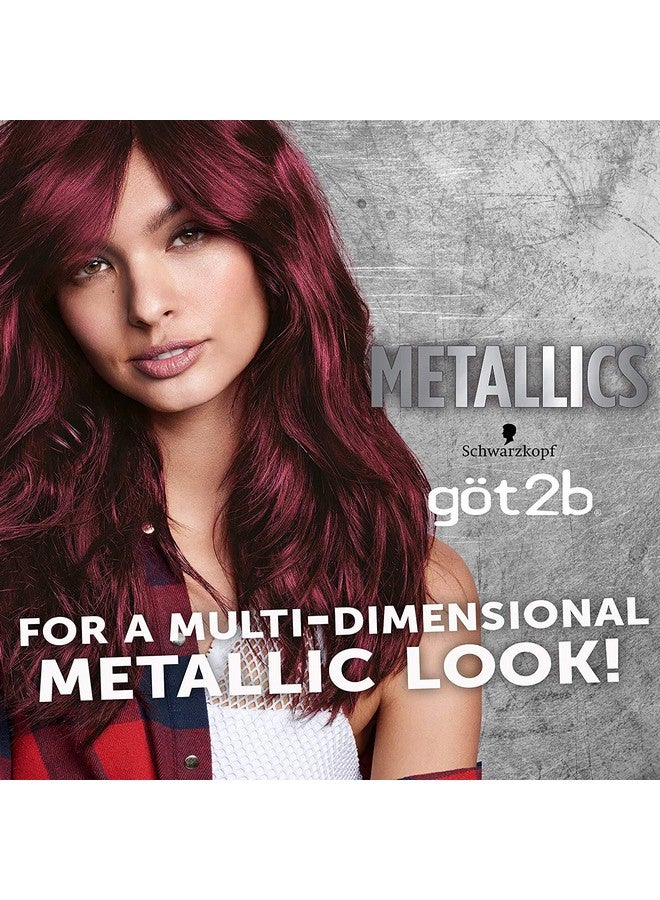 Schwarzkopf Got2B Metallics Permanent Hair Color M68 Dark Ruby