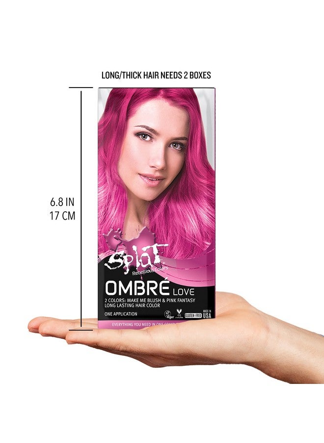 Ombre Love Original Complete Kit Semipermanent Pink Ombre Hair Dye Vegan & Crueltyfree