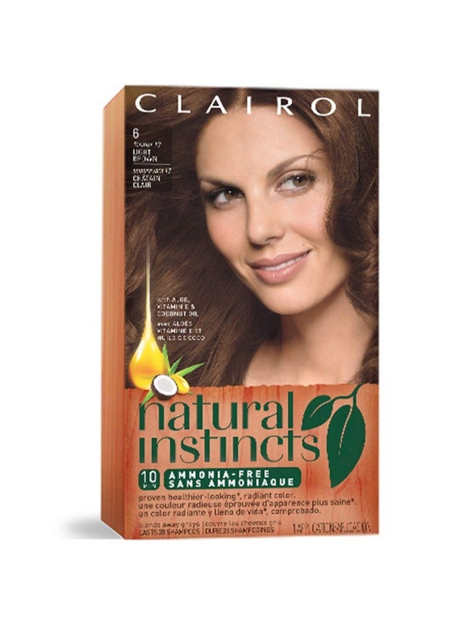 Natural Instincts Semipermanent Hair Dye 13 Suede Light Brown Color Hair Color 3 Count