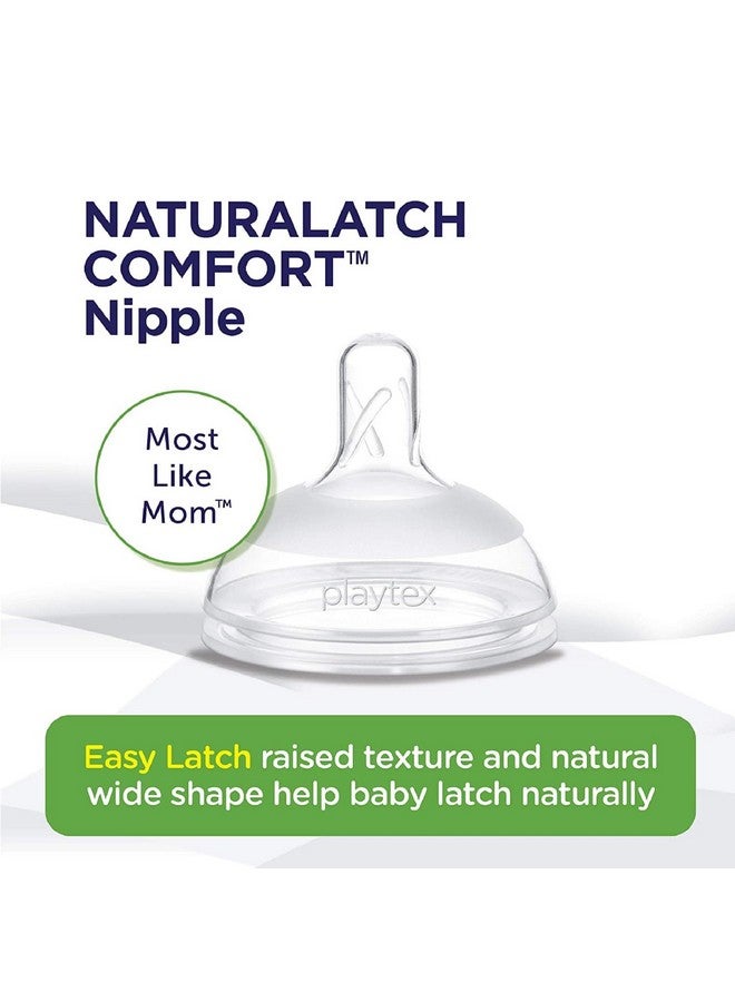 Naturalatch Comfort Nipple Switch From Breastfeeding To Bottle Most Like Mom Feel Slow Flow 2 Count
