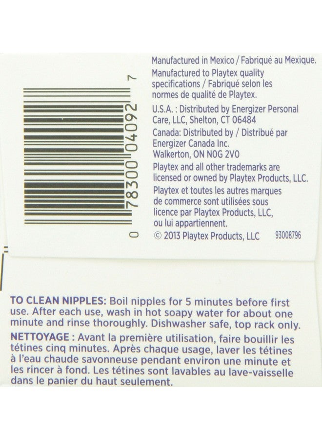 Playtex Fullsized Nipple Medium Flow 2 Pk