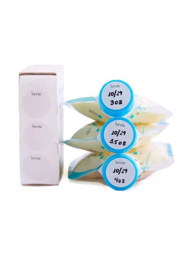 Twist Cap Singleuse Writeon Labels For Breast Milk And Baby Food Storage Pouches (Pack Of 250) Includes Label Dispenser With Marker And Marker Holder Blank
