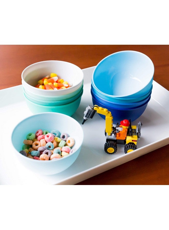 54 Pcs Plastic Kids Dinnerware Set Of 9 In 9 Coastal Colors Toddler Dining Set Cups Kids Plates Kids Bowls Flatware Set Kids Dishes Set