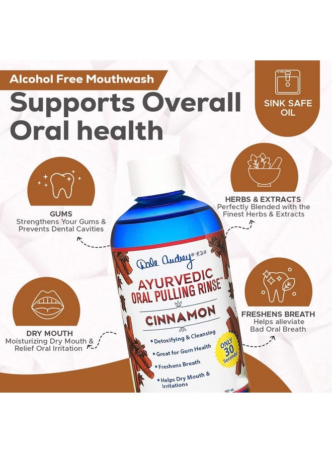 Oil Pulling For Teeth And Gums Made In Usa Cinnamon Flavored Organic Sesame Oil Pulling Ayurvedic Oil Pulling Rinse To Whiten Your Teeth & Freshen Your Breath