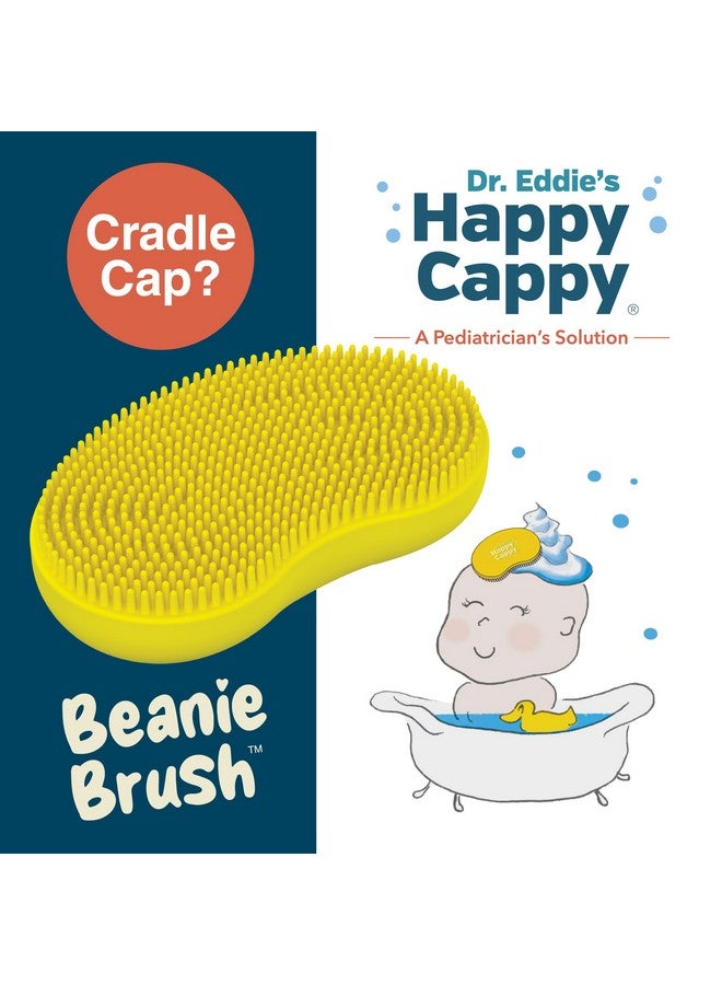 Beanie Brush A Pediatrician'S Solution For Babies Soothes Cradle Cap Dry Skin Food Grade Silicone Cradle Cap Brush Gentle Safe Bpa Free