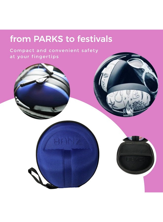 Baby Ear Defenders Case 036 Months Navy Blue Travel Case Container For Baby & Toddler Headphone Protection Lightweight Compact & Durable