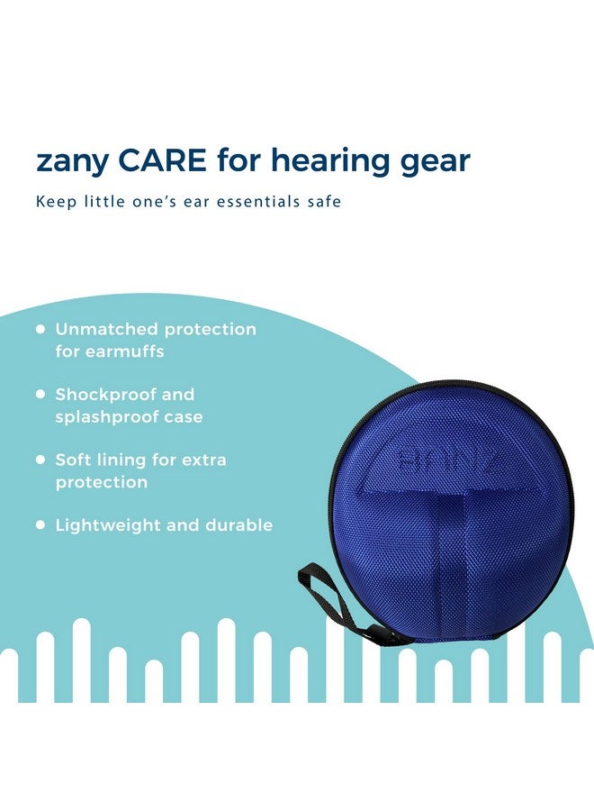 Baby Ear Defenders Case 036 Months Navy Blue Travel Case Container For Baby & Toddler Headphone Protection Lightweight Compact & Durable