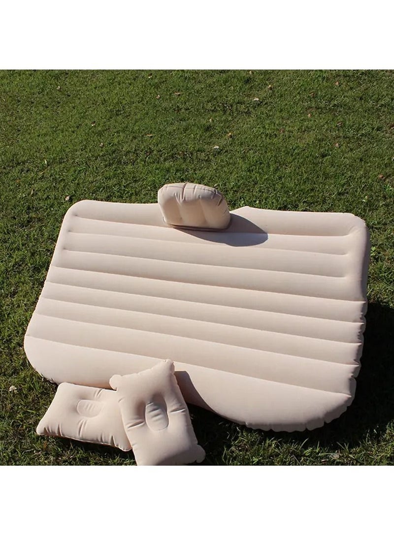 Travel Inflatable Bed,Car Air Bed Comfortable,Back Seat Extended Mattress Universal Car Cushion Flocked Camping Airbed