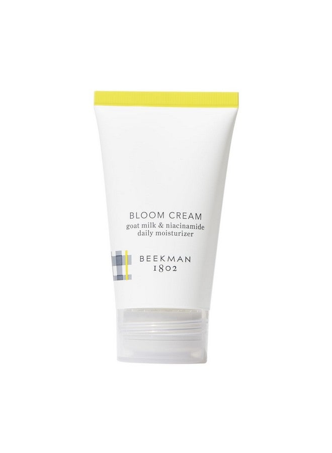 Bloom Cream Daily Moisturizer Tube Fragrance Free 1.69 Fl. Oz Nourishes Hydrates & Restores With Niacinamide No Irritation Good For Sensitive Skin