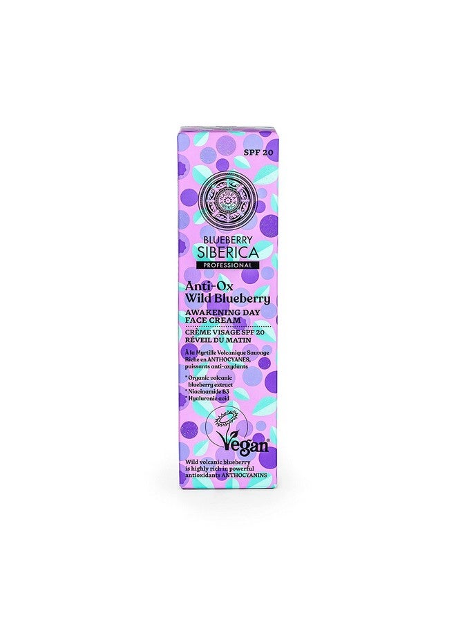 Natural Antiox Wild Blueberry Day Face Cream Spf 1.69 Fl Oz