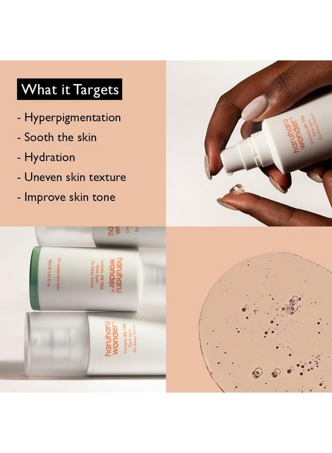 Wonder 4% Txa Dark Spot Go Away Serum 1.01 Fl. Oz Niacinamide Tranexamic Acid Vitamine C & Centella