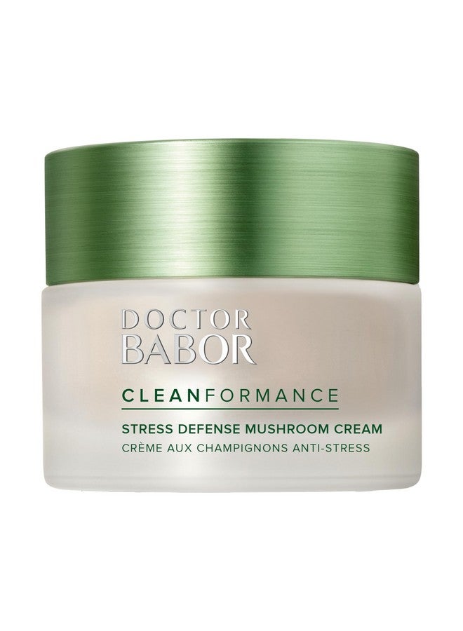 Cleanformance Stress Defense Mushroom Cream Antioxidant And Microbiome Complex Protect Moisturizer Balances And Revitalizes Skin Improve Skin Barrier Reduce Fine Lines & Wrinkles 1.69 Oz