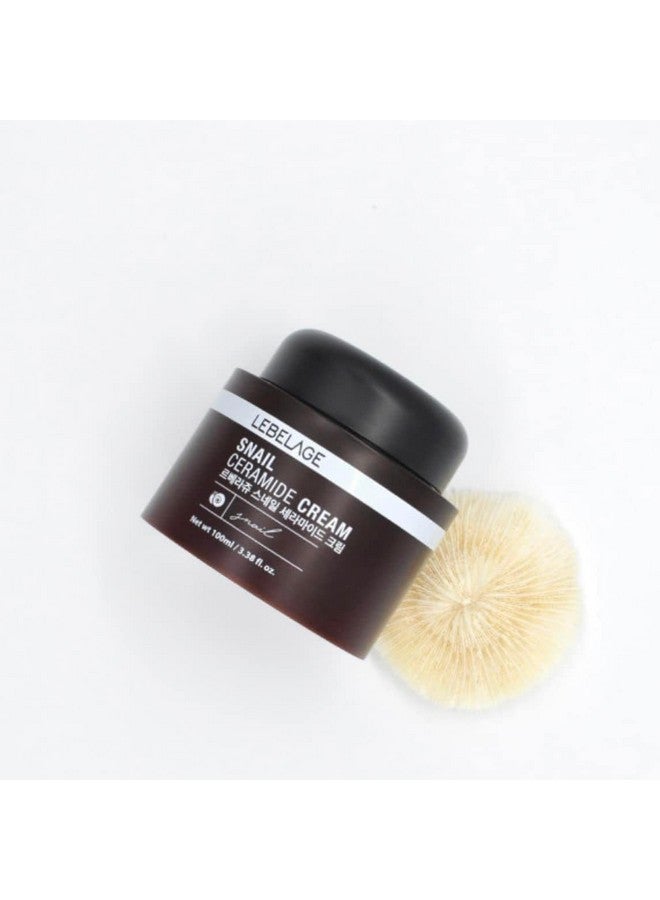 Snail Ceramide Repair Intensive Care Cream 3.38 Fl Oz / 100Ml Korean Skincare Improves Skin Tone And Fine Wrinkles Smooth Skin Texture
