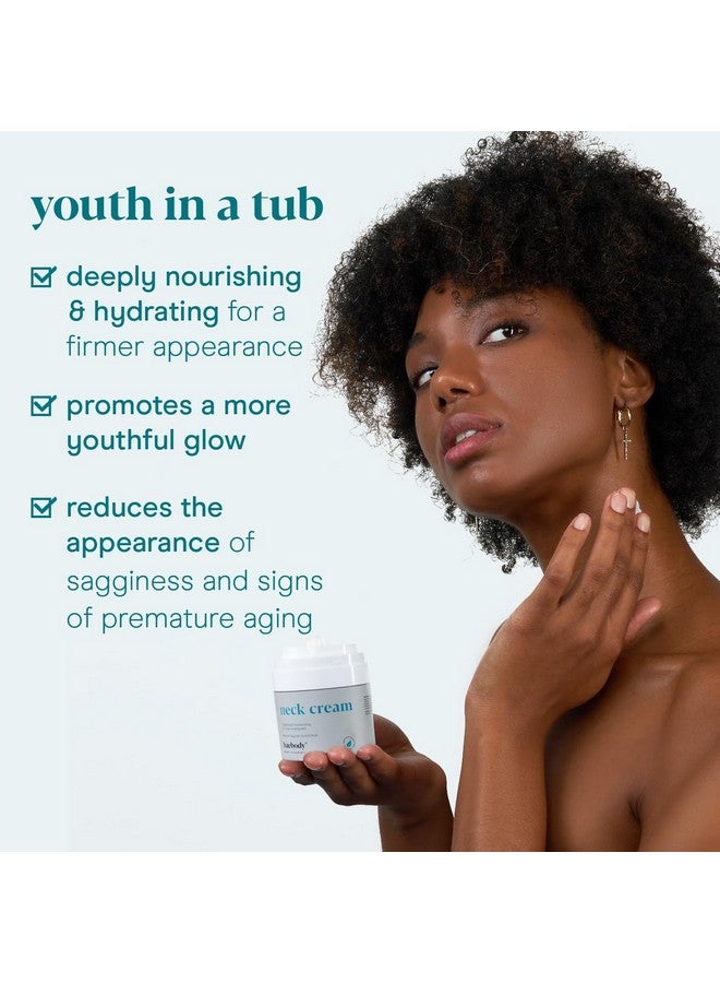 Firming Neck Cream With Ahas Coq10 Glycolic Acid Green Tea For Sagging Skin Fine Lines Wrinkles 1.7 Fl Oz