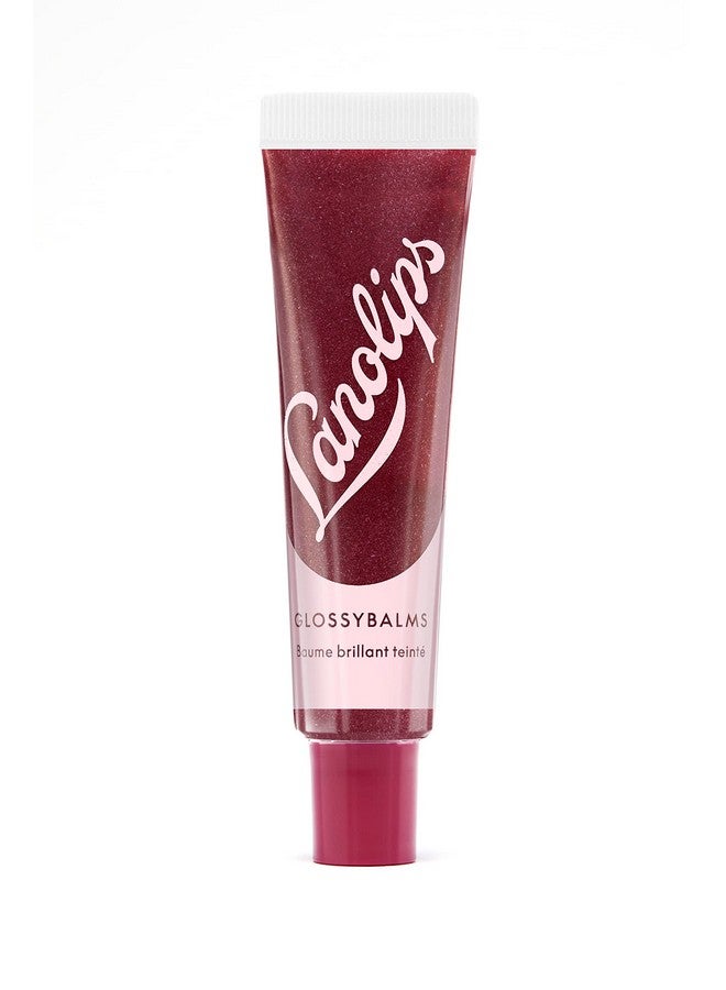 Glossybalm Berry Ultra Hydrating Lip Gloss For Dry Chapped Cracked Lips Flavored Natural Lip Balm With Lanolin Vitamin E & Mica For Lip Care & Shine (12.5G/0.44Oz)