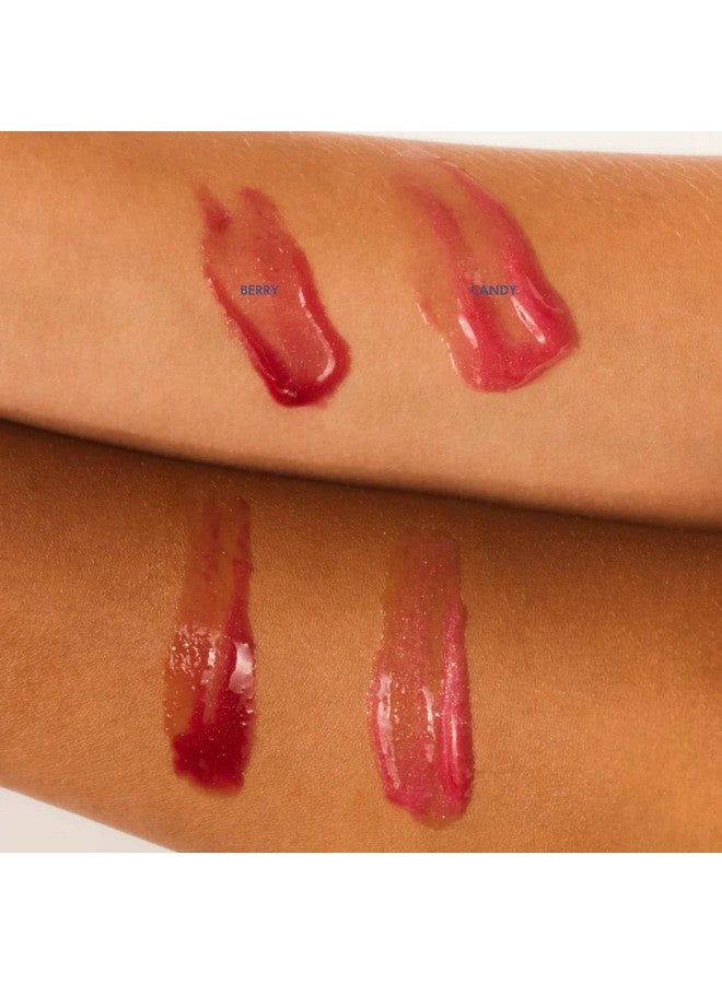 Glossybalm Berry Ultra Hydrating Lip Gloss For Dry Chapped Cracked Lips Flavored Natural Lip Balm With Lanolin Vitamin E & Mica For Lip Care & Shine (12.5G/0.44Oz)