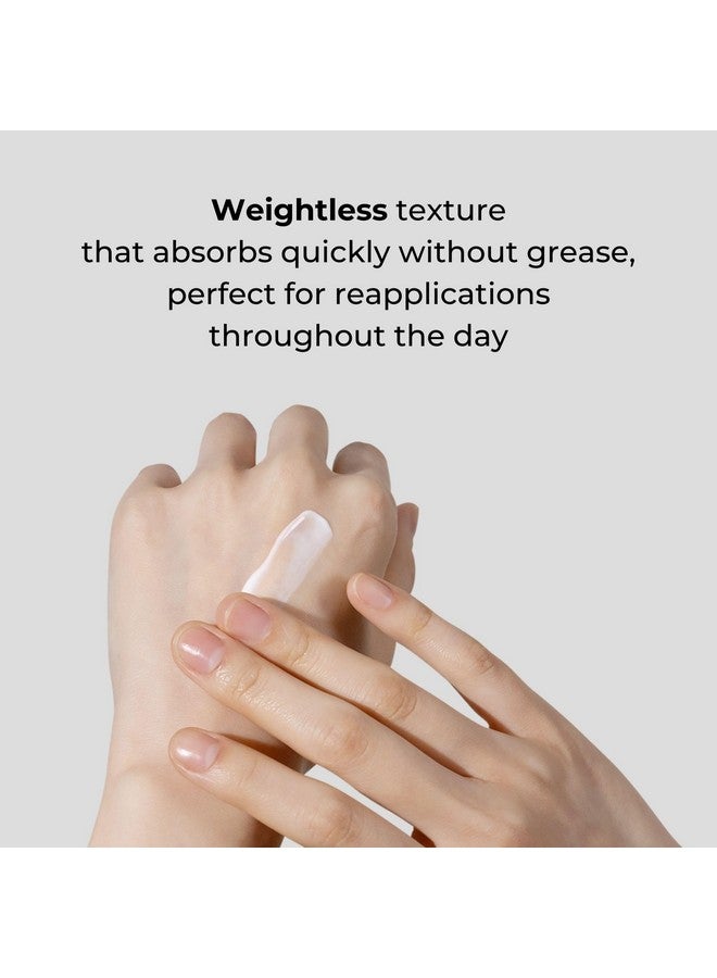 Water Barrier Moisturizing Sun Cream Mattefinish No White Cast Spf 50+ Pa++++ Vegan Calming Moisture Daily Sunscreen For Dry Oily Sensitive Skin Korean Skincare 1.7 Fl Oz