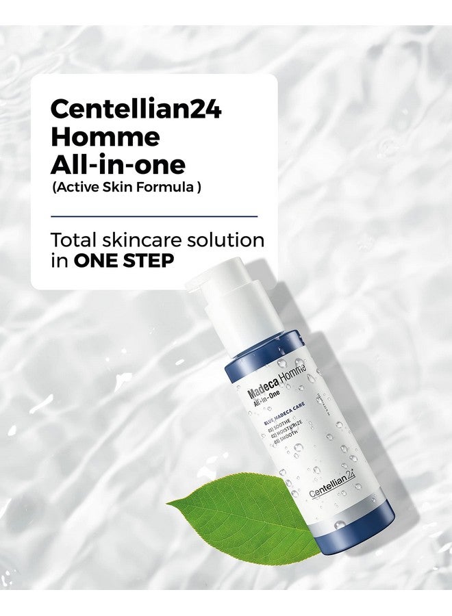 Madeca Homme Allinone Moisture Essence (4.2Fl Oz) Soothing Moisturizing Smoothing. Multifunctional Korean Total Skin Care For Men. Travel Essentials By Dongkook. Teca Centella Asiatica.