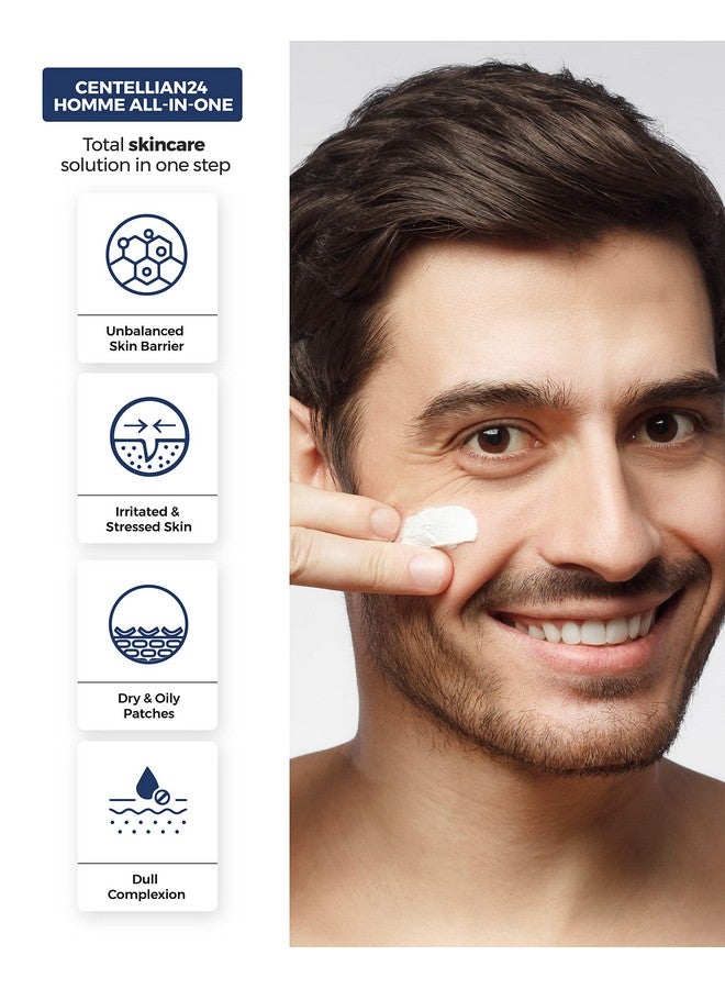 Madeca Homme Allinone Moisture Essence (4.2Fl Oz) Soothing Moisturizing Smoothing. Multifunctional Korean Total Skin Care For Men. Travel Essentials By Dongkook. Teca Centella Asiatica.