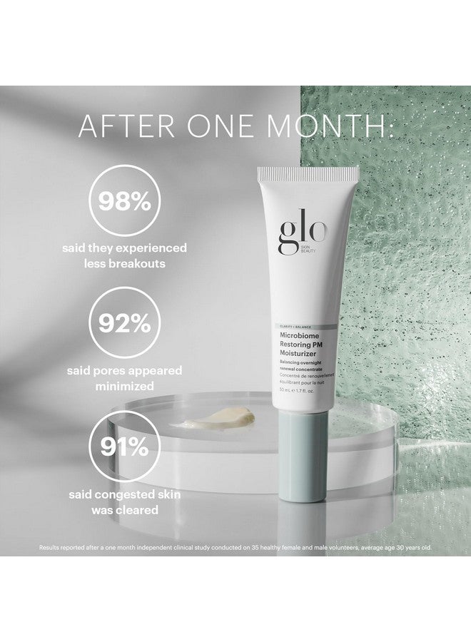 Microbiome Restoring Pm Moisturizer Oil Free Nighttime Gelcream For Acneprone Oily Skin Repairs Skin’S Moisture Barrier Reduces The Appearance Of Pores Fine Lines & Wrinkles