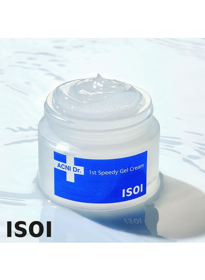 Acni Dr. 1St Speedy Gel Cream 50Ml (1.69 Fl.Oz) Soothing And Moisturizing Gel Cream For Oily Skin Skin Cooling Gel For Redness Relief Korean Skin Care