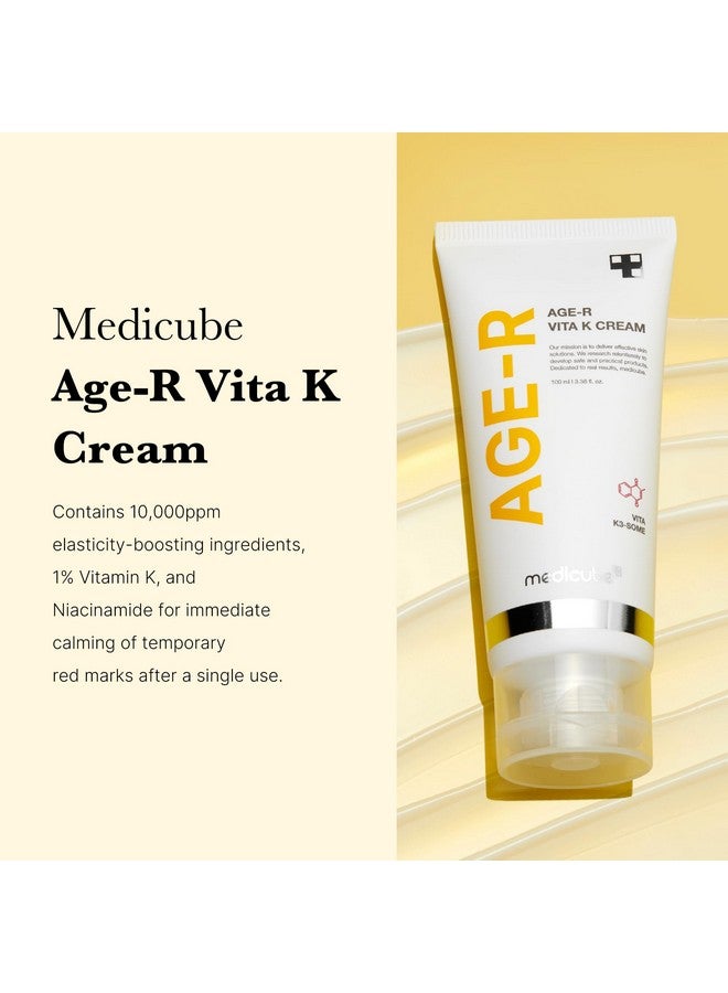 Ager Vita K Cream For Skin Care Devices Elastisty Boost For Stretched Skin Special Ingredients Targeting Redness Hypoallergenic Korean Skin Care