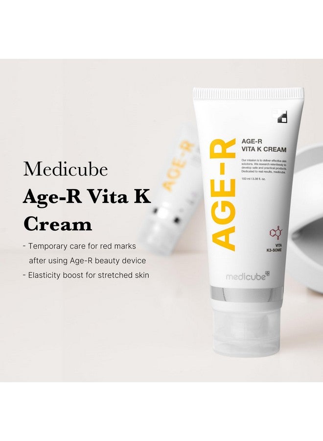 Ager Vita K Cream For Skin Care Devices Elastisty Boost For Stretched Skin Special Ingredients Targeting Redness Hypoallergenic Korean Skin Care